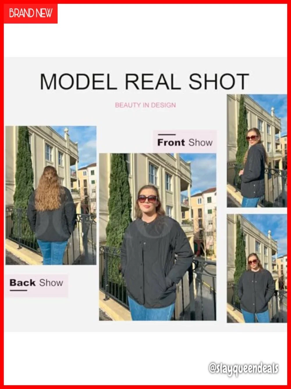 Womens Quilted Lightweight Puffer Jacket Button Down Padded Outwear With Pockets